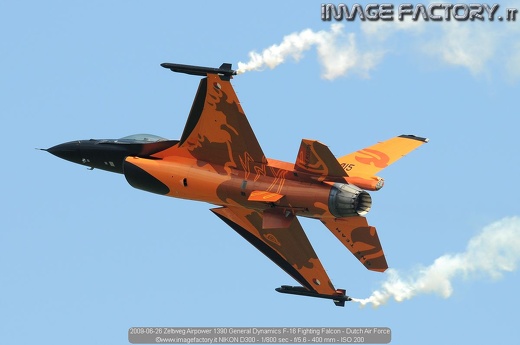 2009-06-26 Zeltweg Airpower 1390 General Dynamics F-16 Fighting Falcon - Dutch Air Force